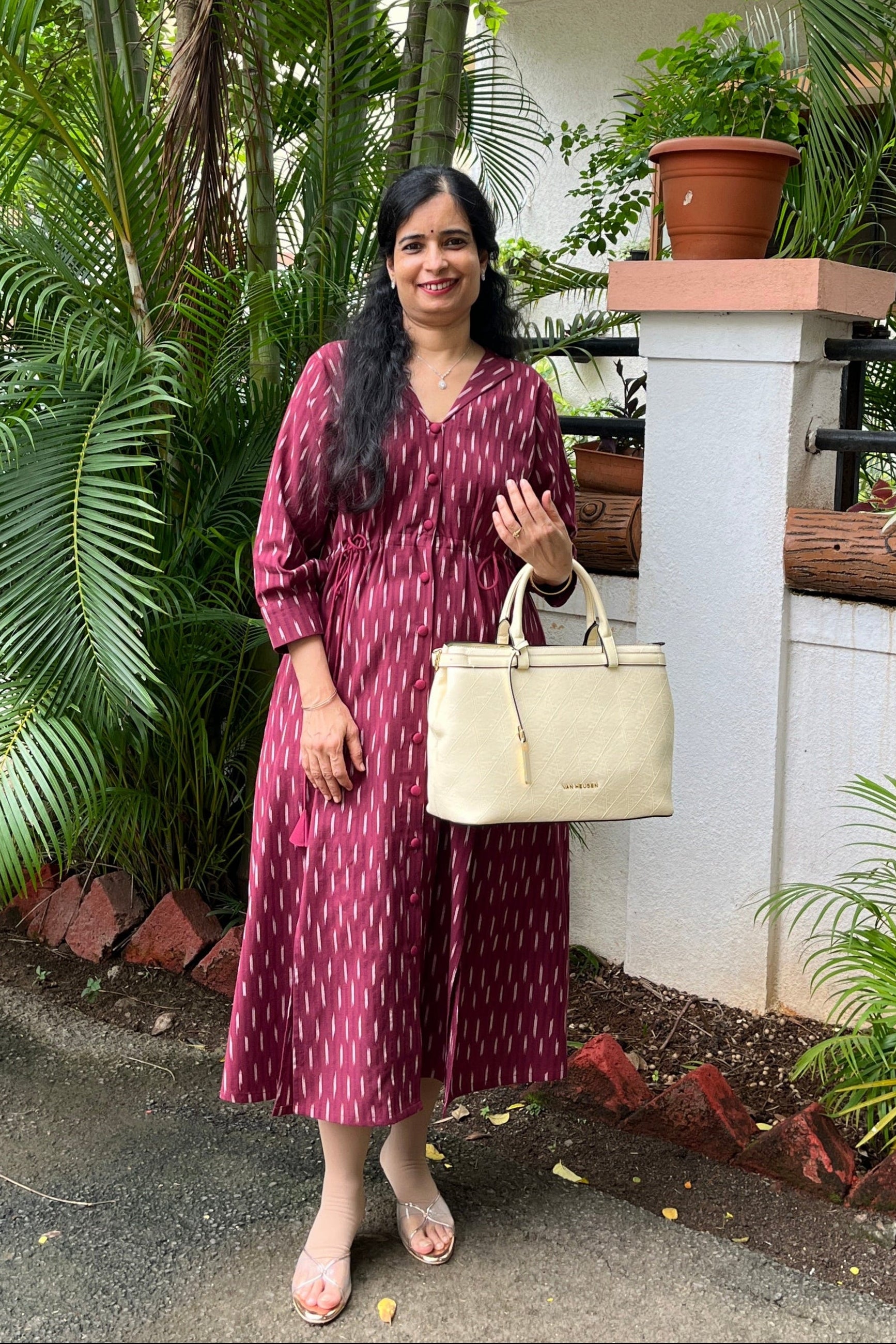 Asha Ikkat Cotton Dress
