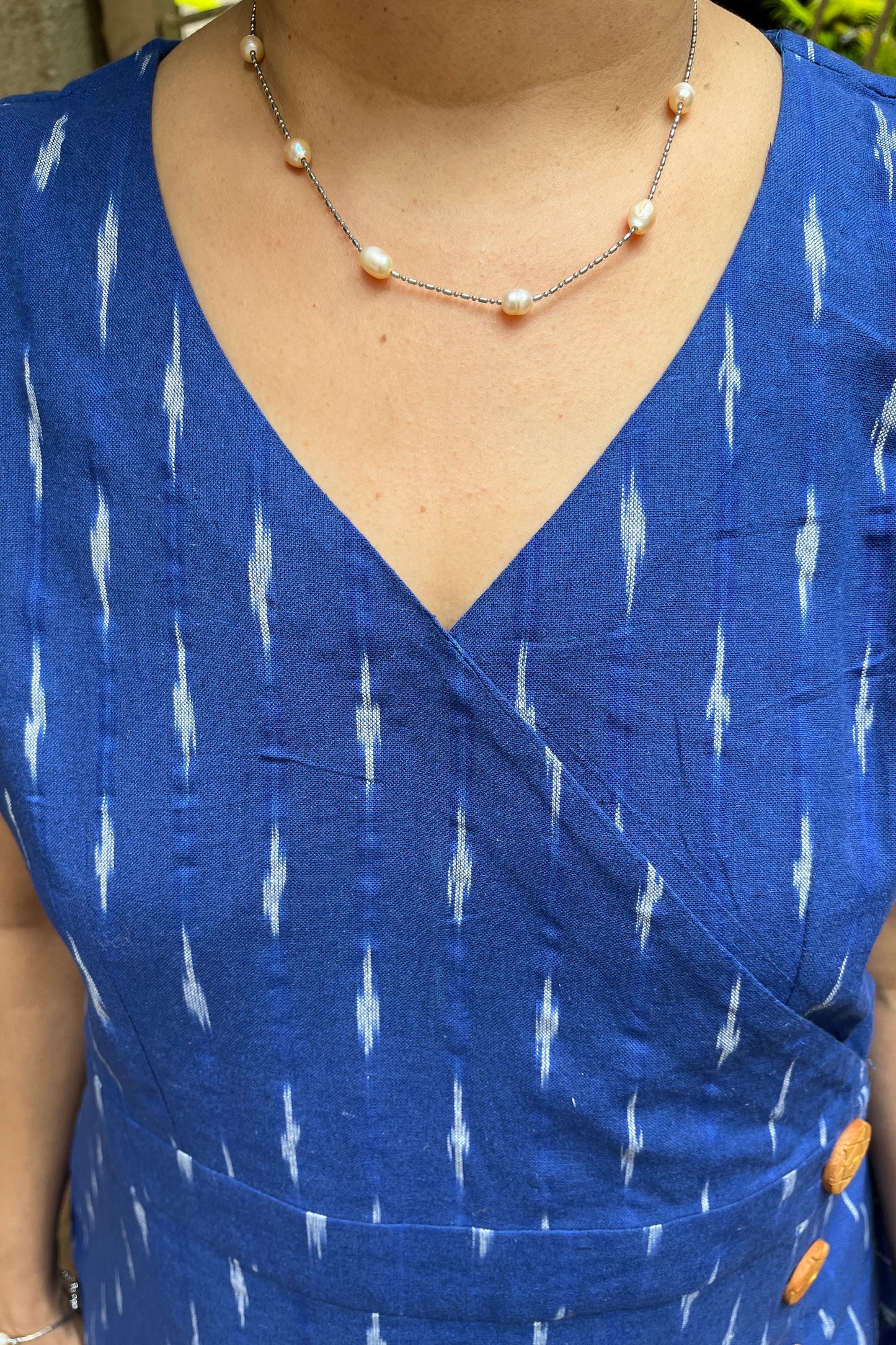 Jivika Ikkat Cotton Dress