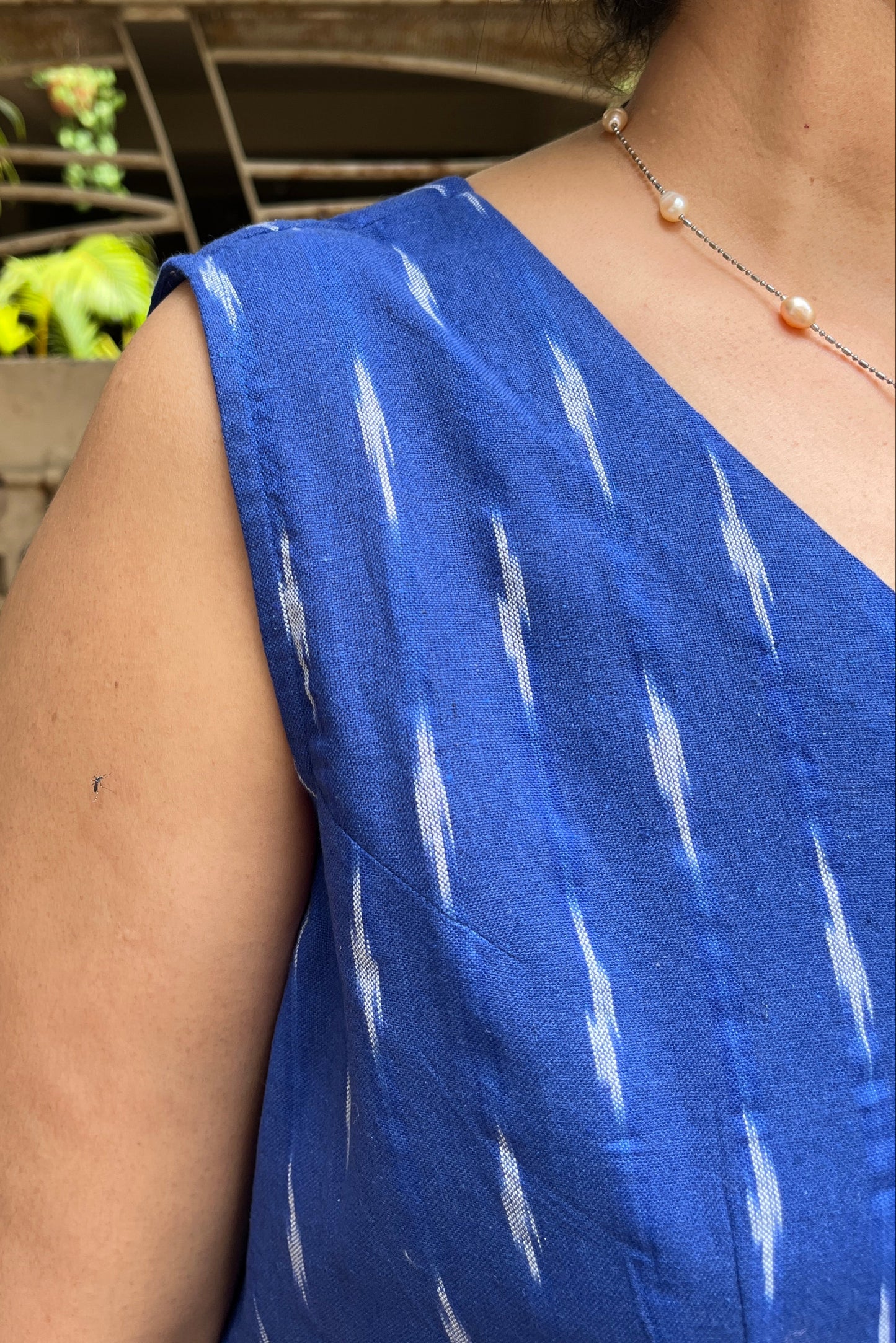 Jivika Ikkat Cotton Dress