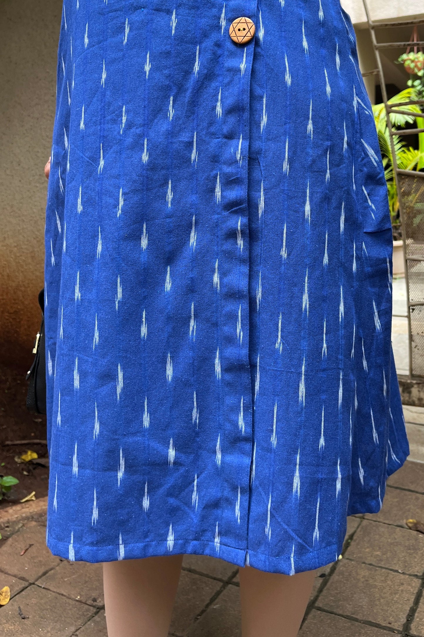 Jivika Ikkat Cotton Dress