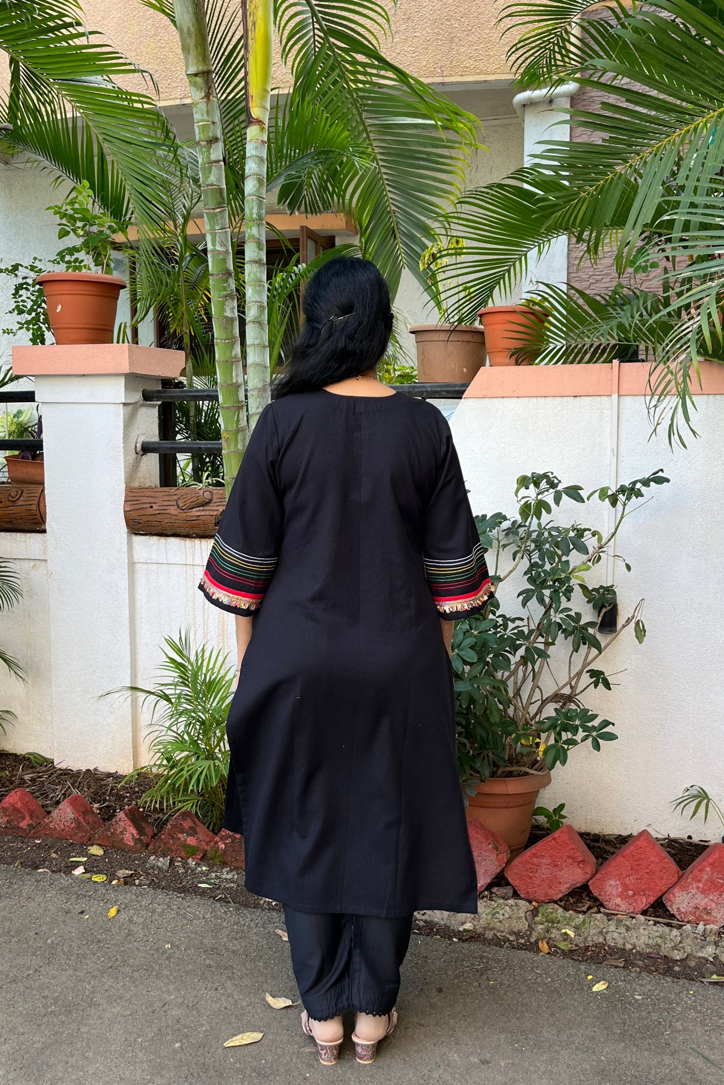 Akshita Patch Work Kurta Pant Set