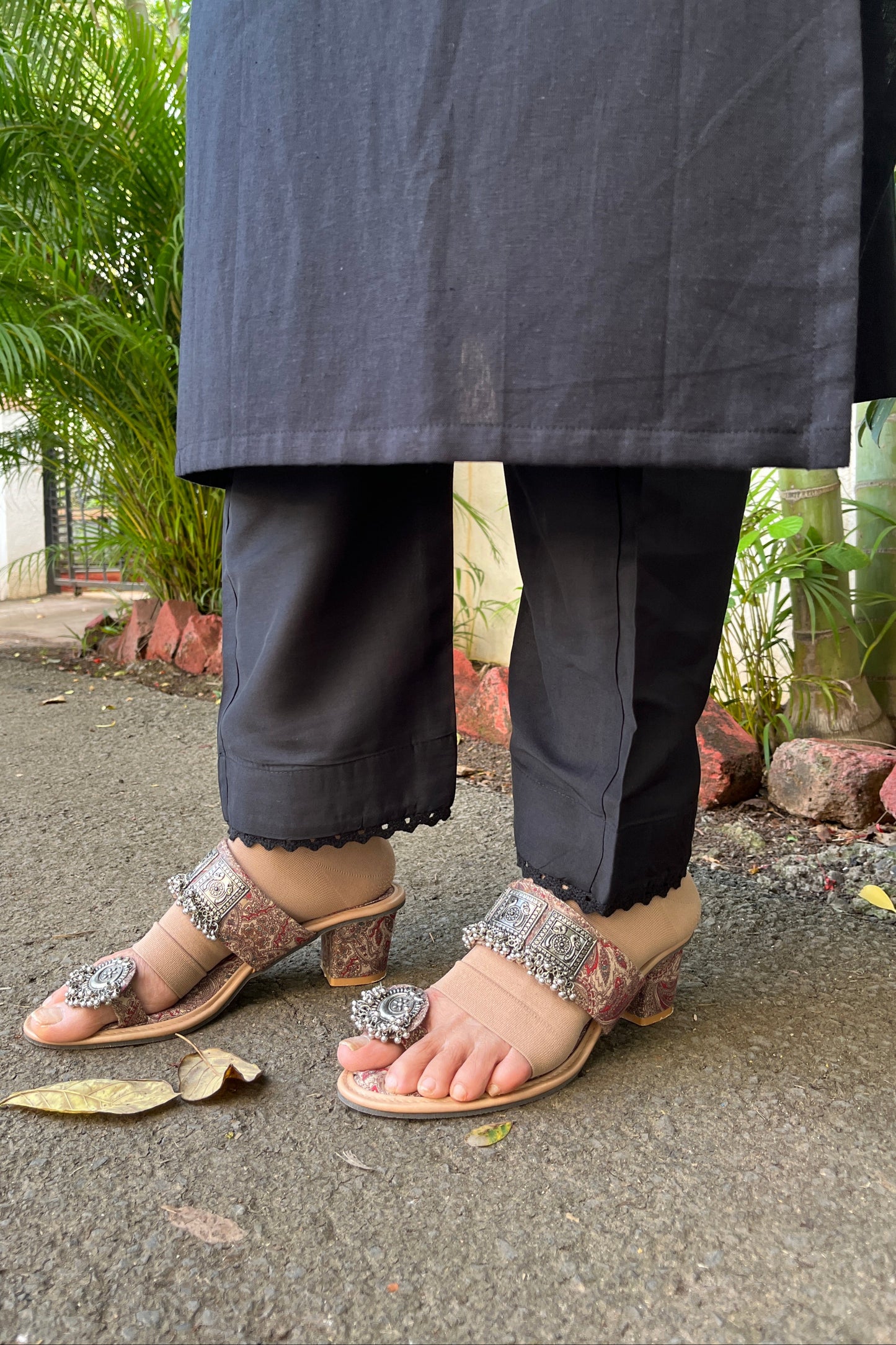 Akshita Patch Work Kurta Pant Set