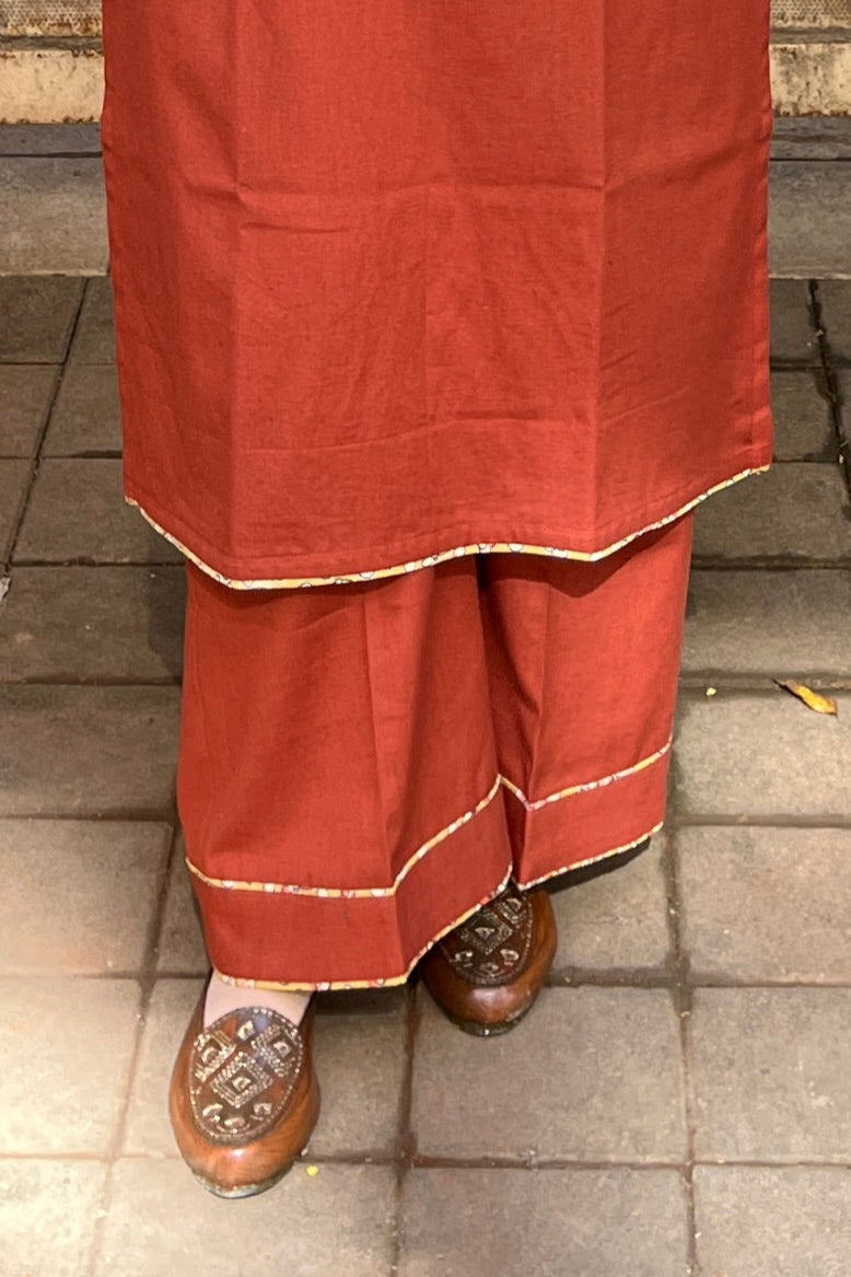 Anvika Kurta Palazzo Set (Bottom)