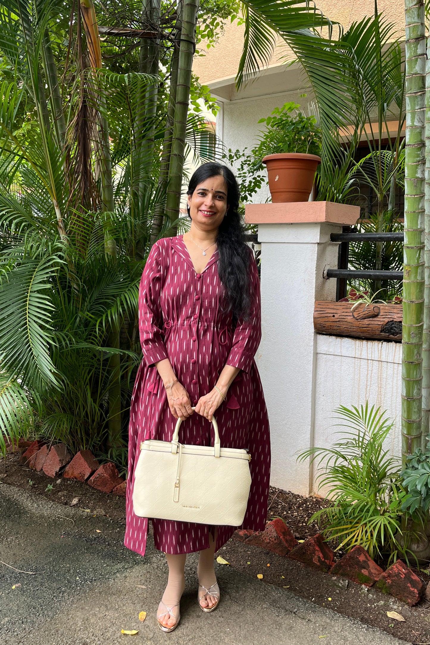 Asha Ikkat Cotton Dress
