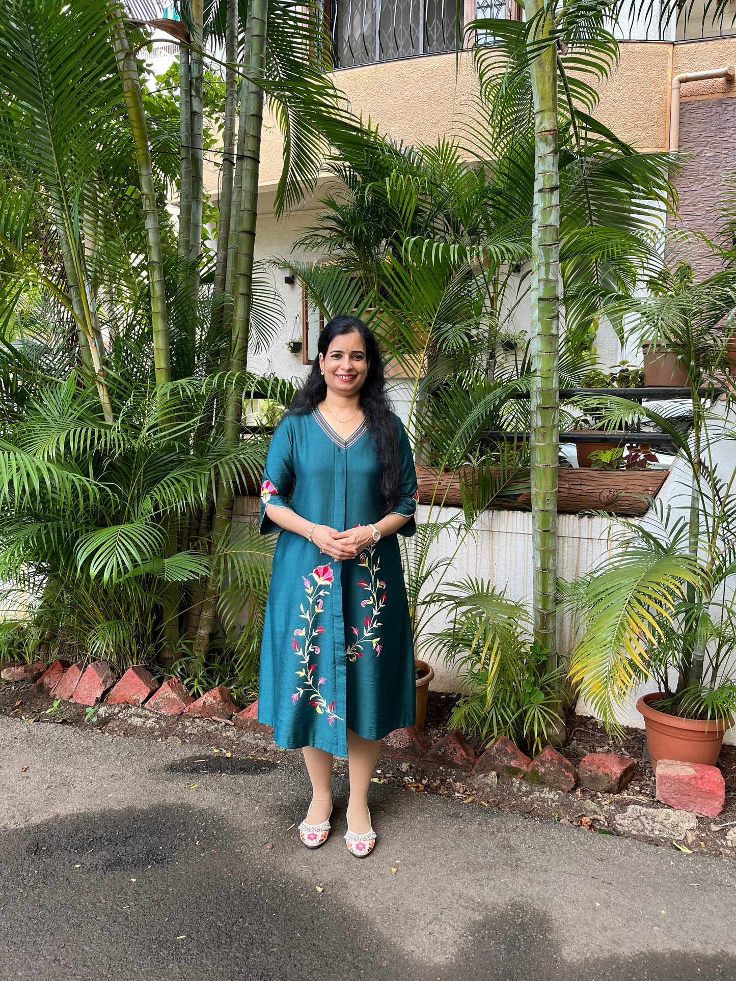 Kashvi Cotton Silk Dress