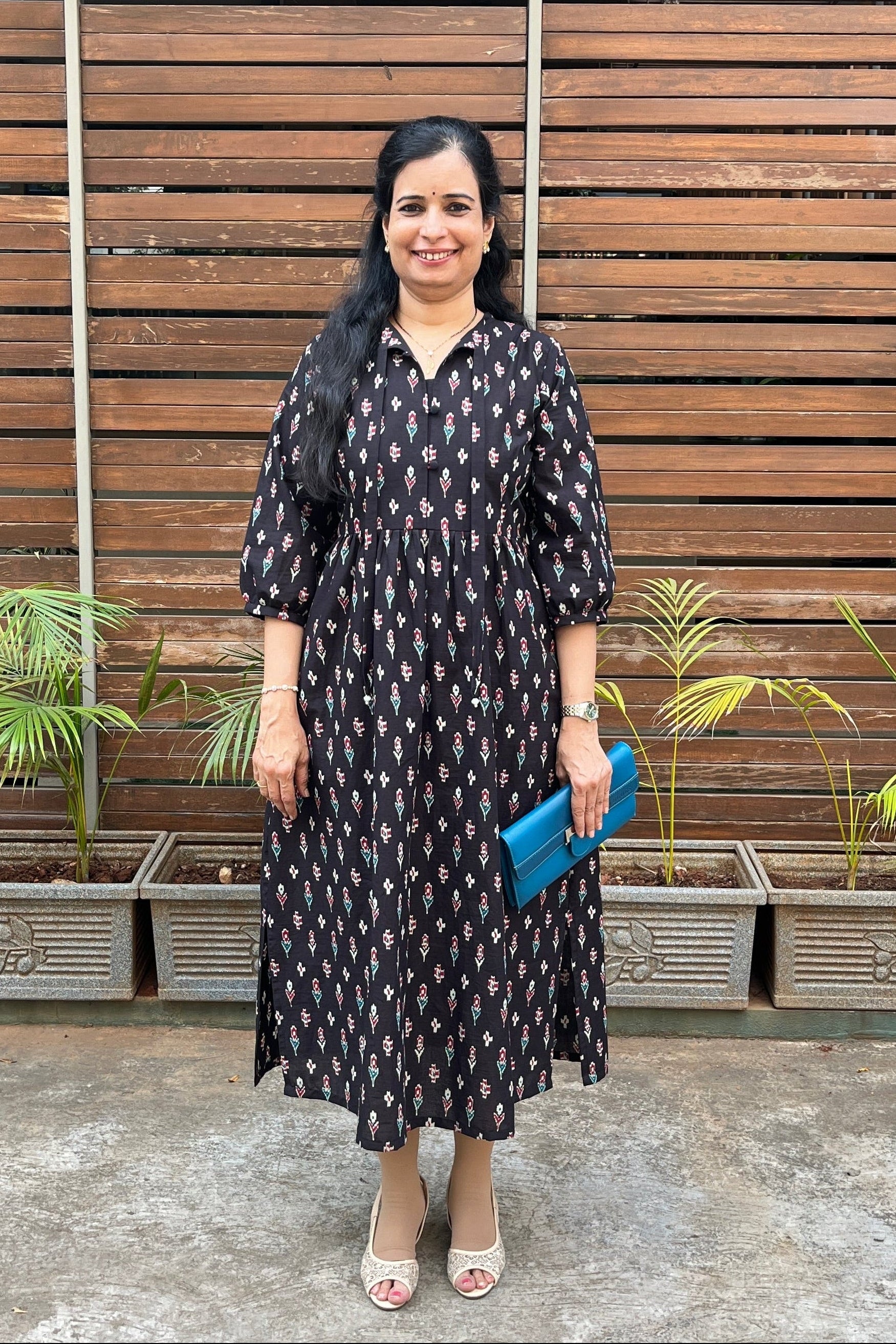 is it stylish and comfortable cotton dresses Grey Cotton Dress For Women