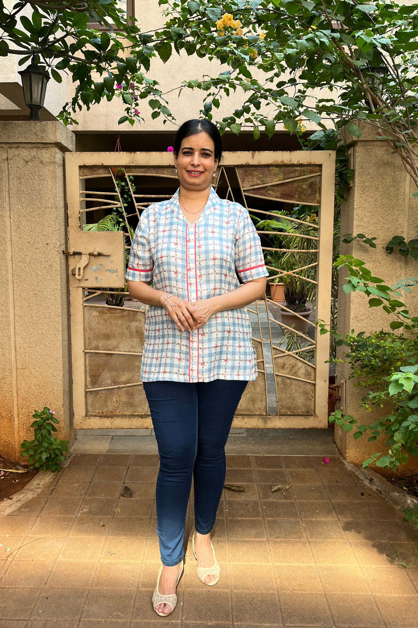 Nandini Jute Silk Top