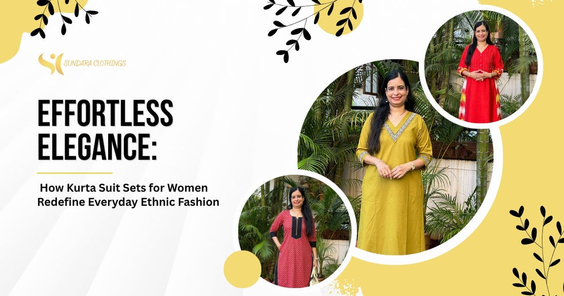 Effortless Elegance: How Kurta Suit Sets for Women Redefine Everyday Ethnic Fashion