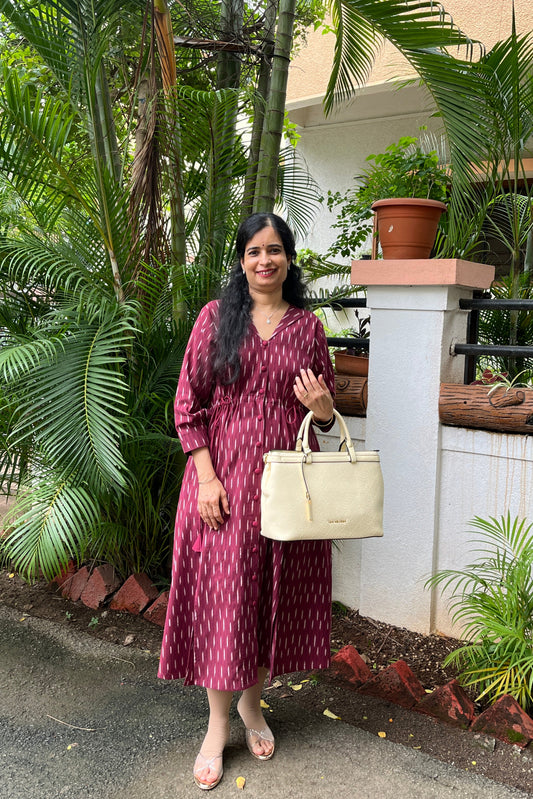 Asha Ikkat Cotton Dress