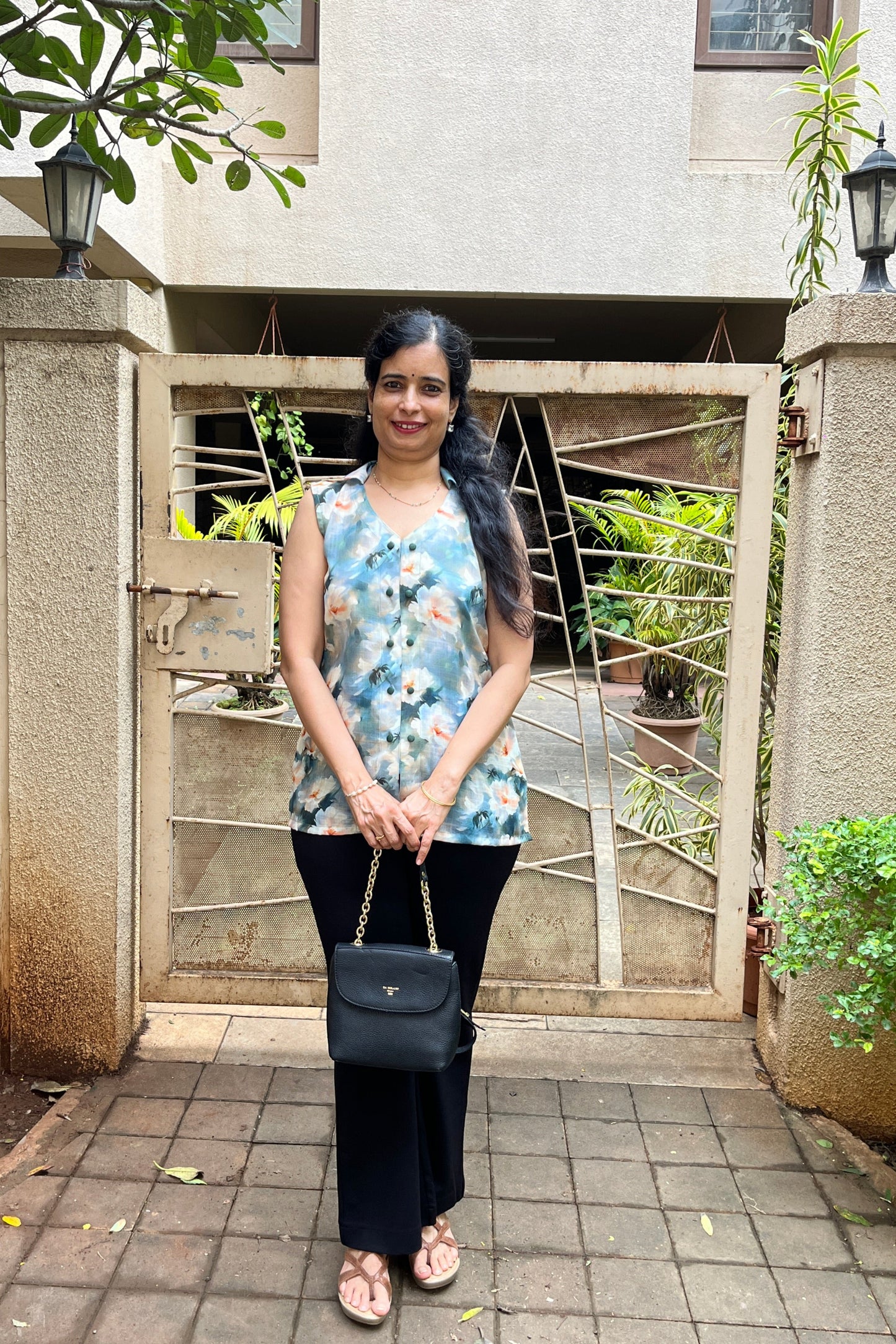 Chaitali linen Cotton Top