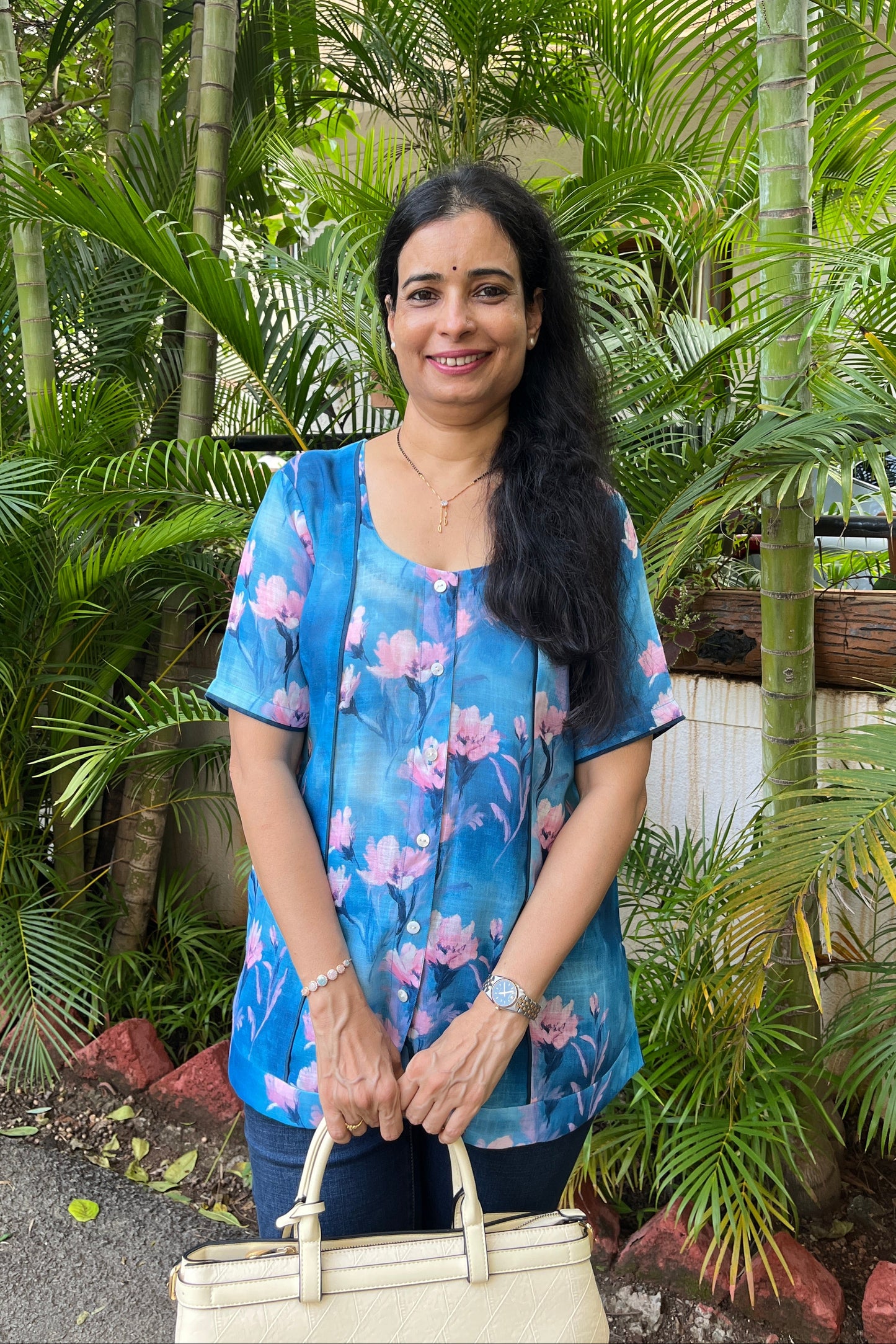 Damini Linen Cotton Top