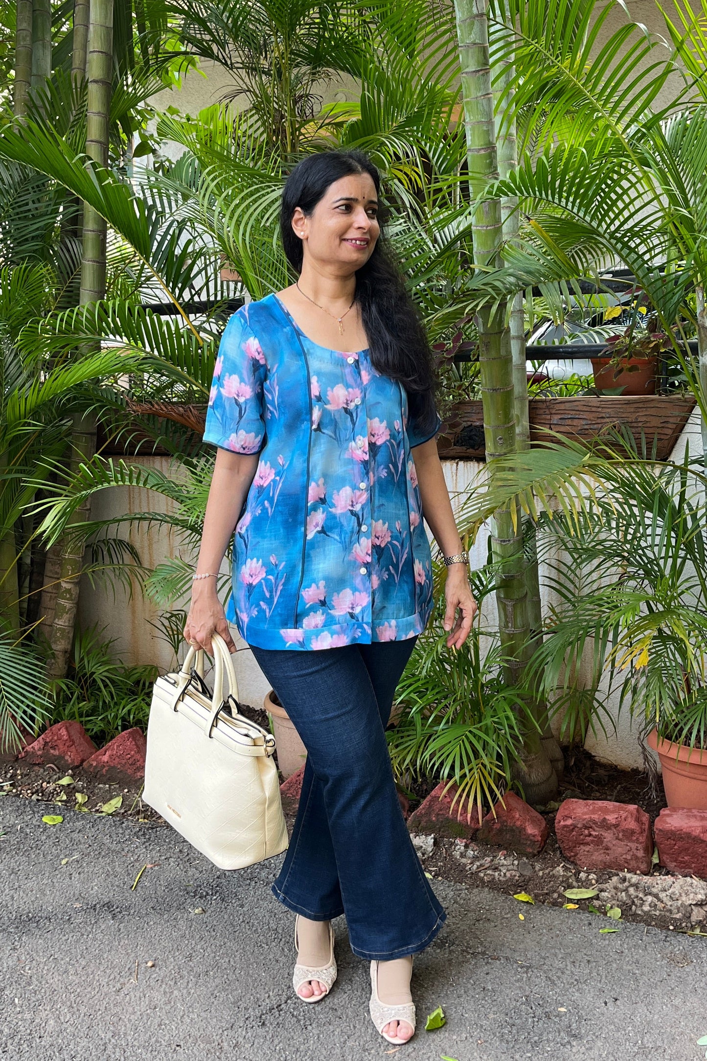 Damini Linen Cotton Top