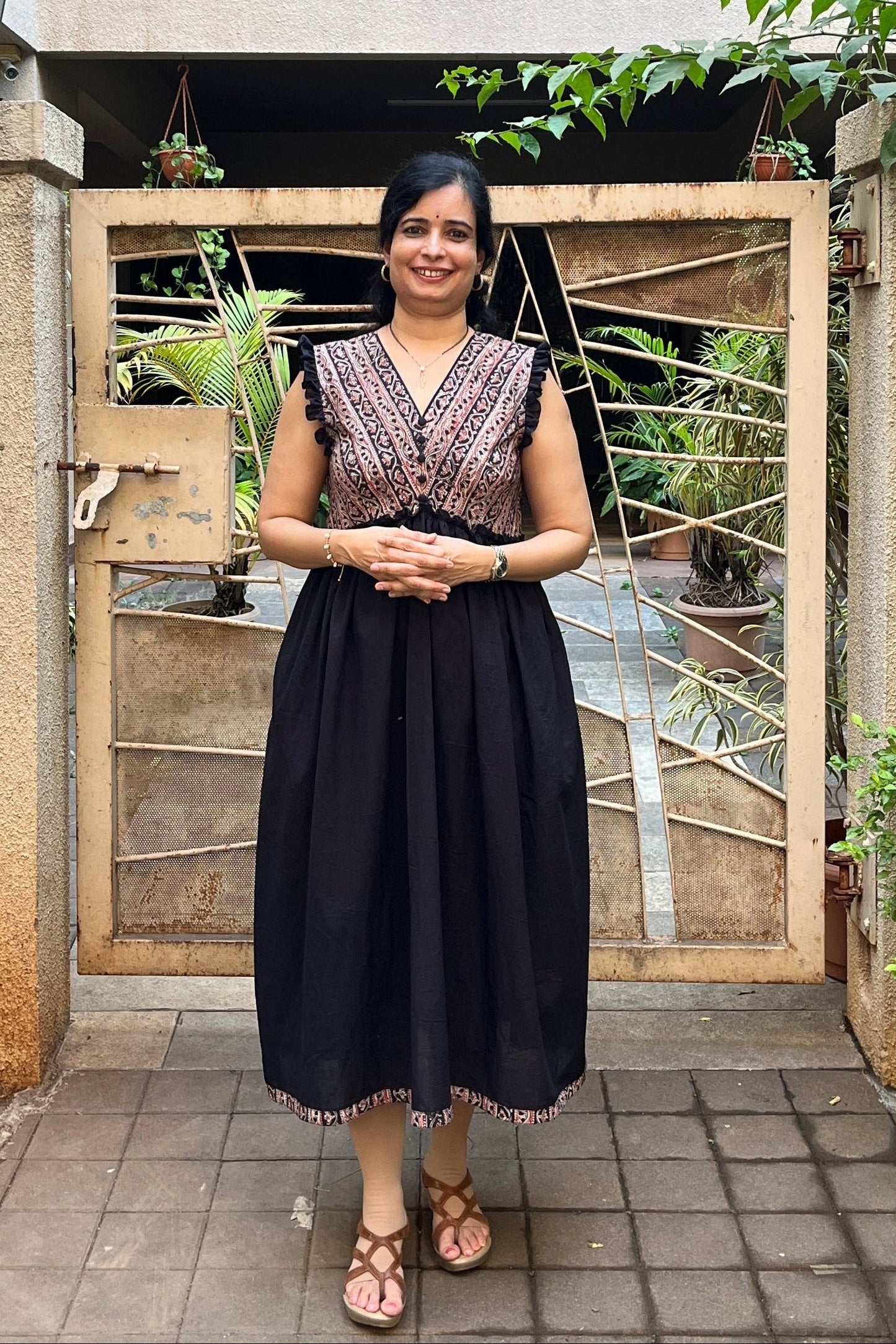 Mihika Cotton Gather Dress