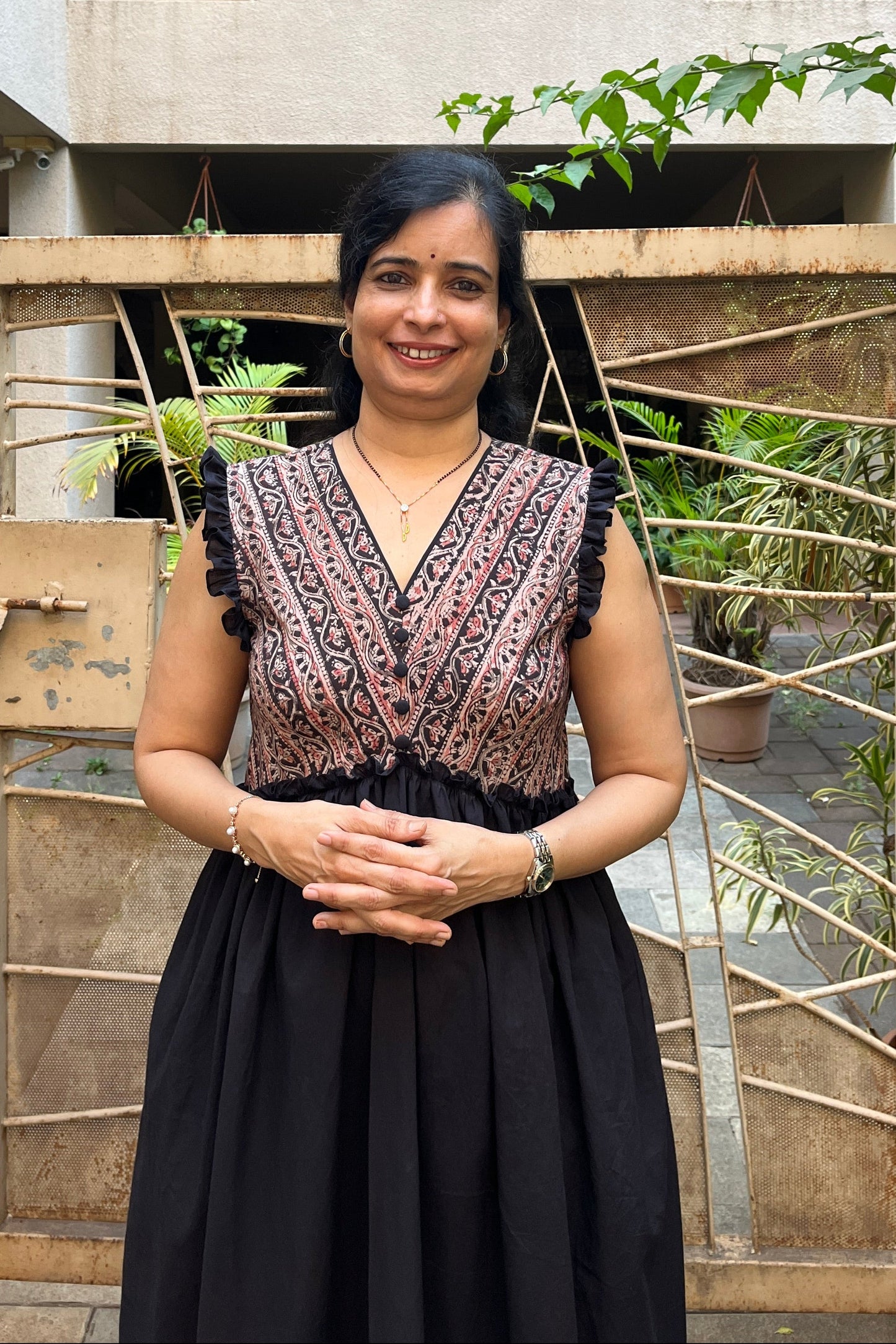 Mihika Cotton Gather Dress