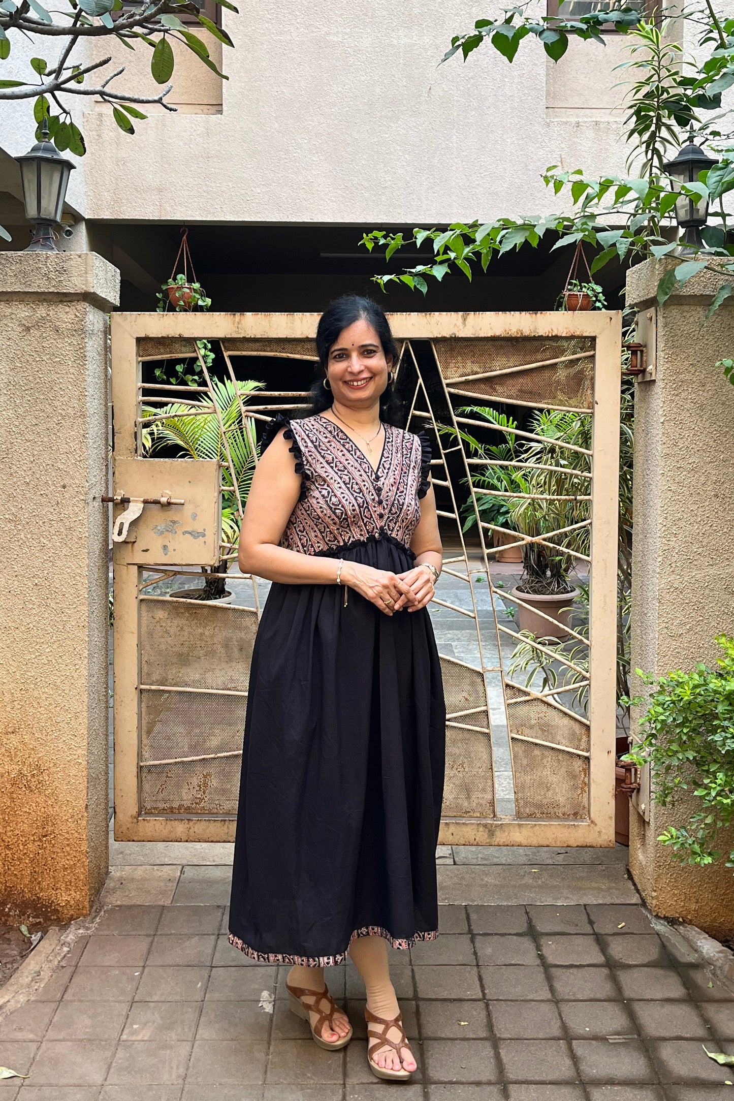 Mihika Cotton Gather Dress