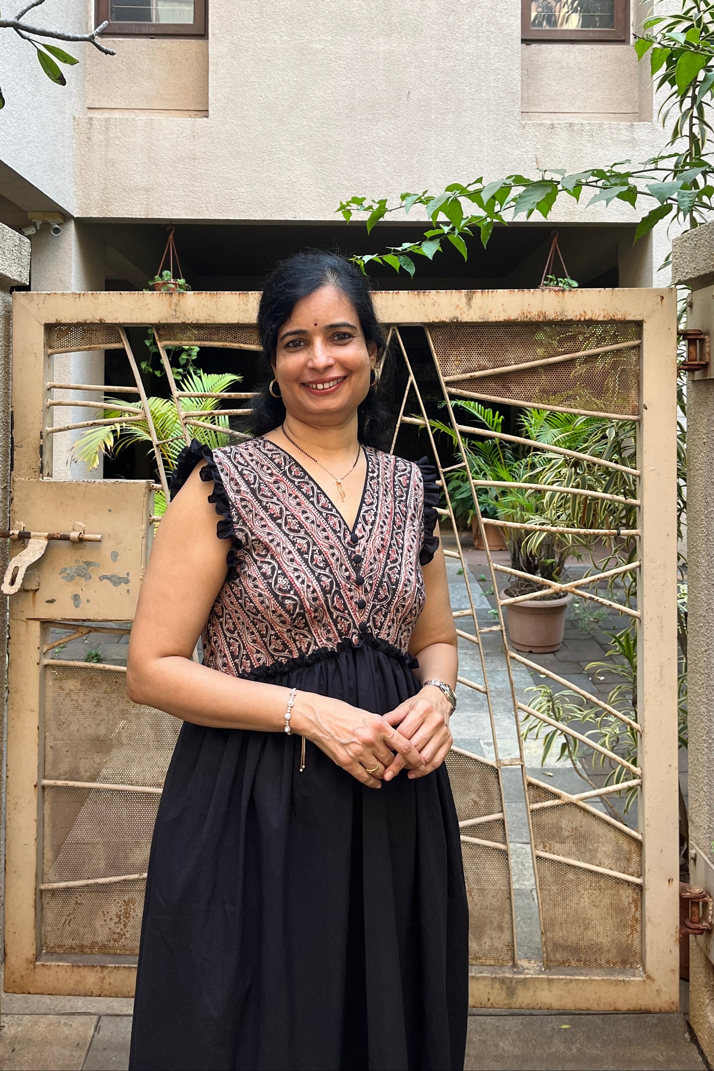 Mihika Cotton Gather Dress