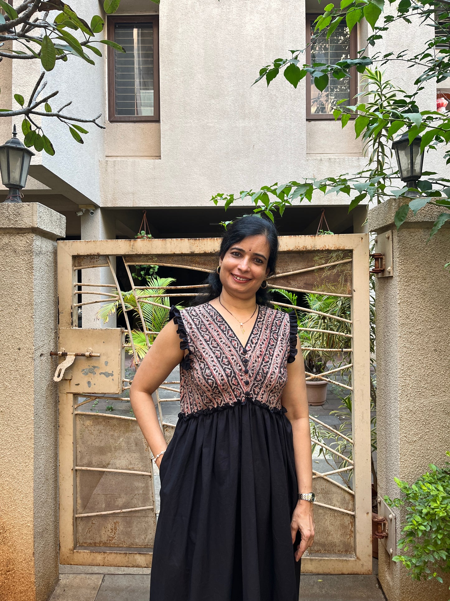 Mihika Cotton Gather Dress