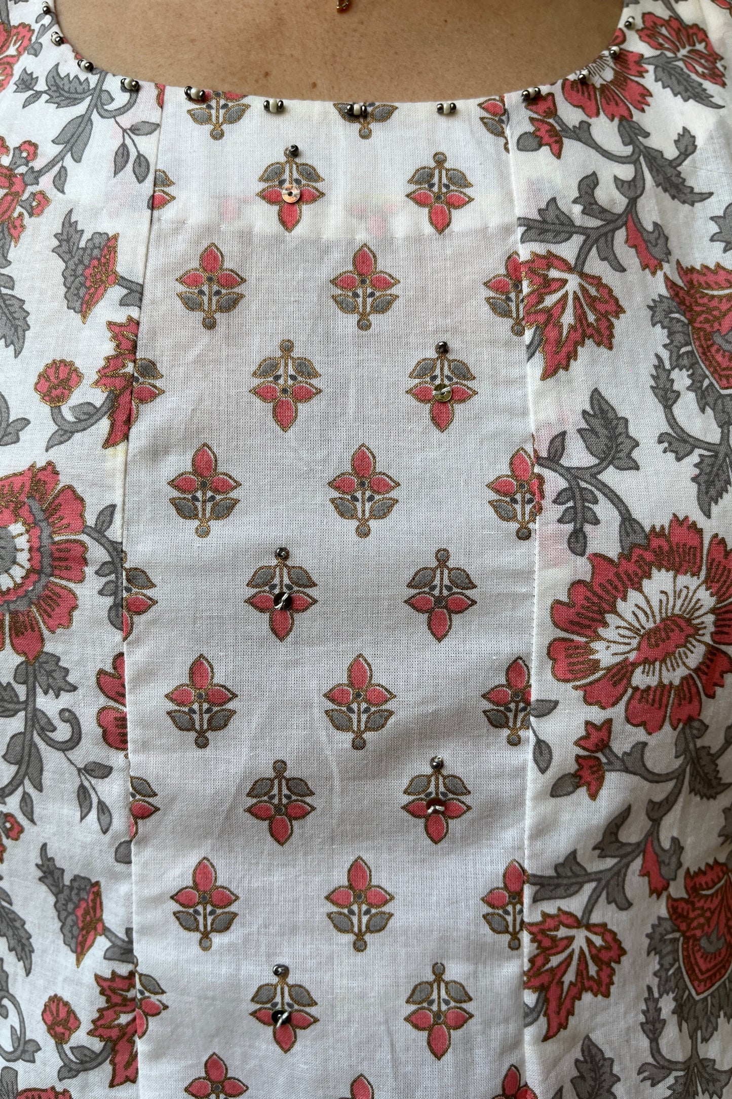 Megha Anarkali kurta (With Add  - on Bottom And Dupatta)