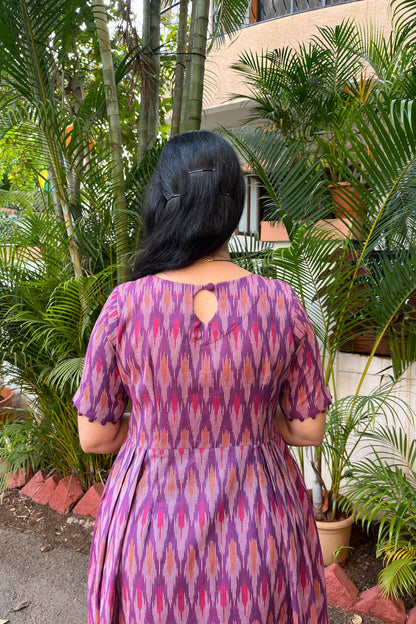 Mohini Ikkt Kurta (With Add - on Bottom)