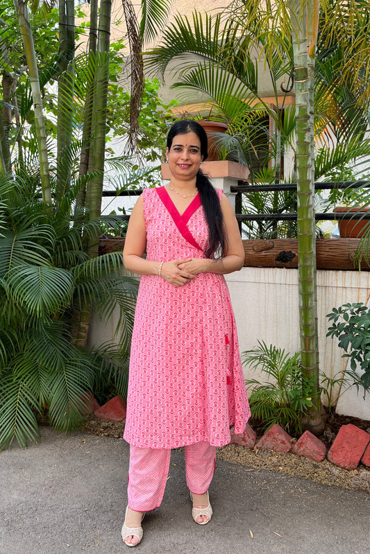 Ojsavi Wrap Kurta Set