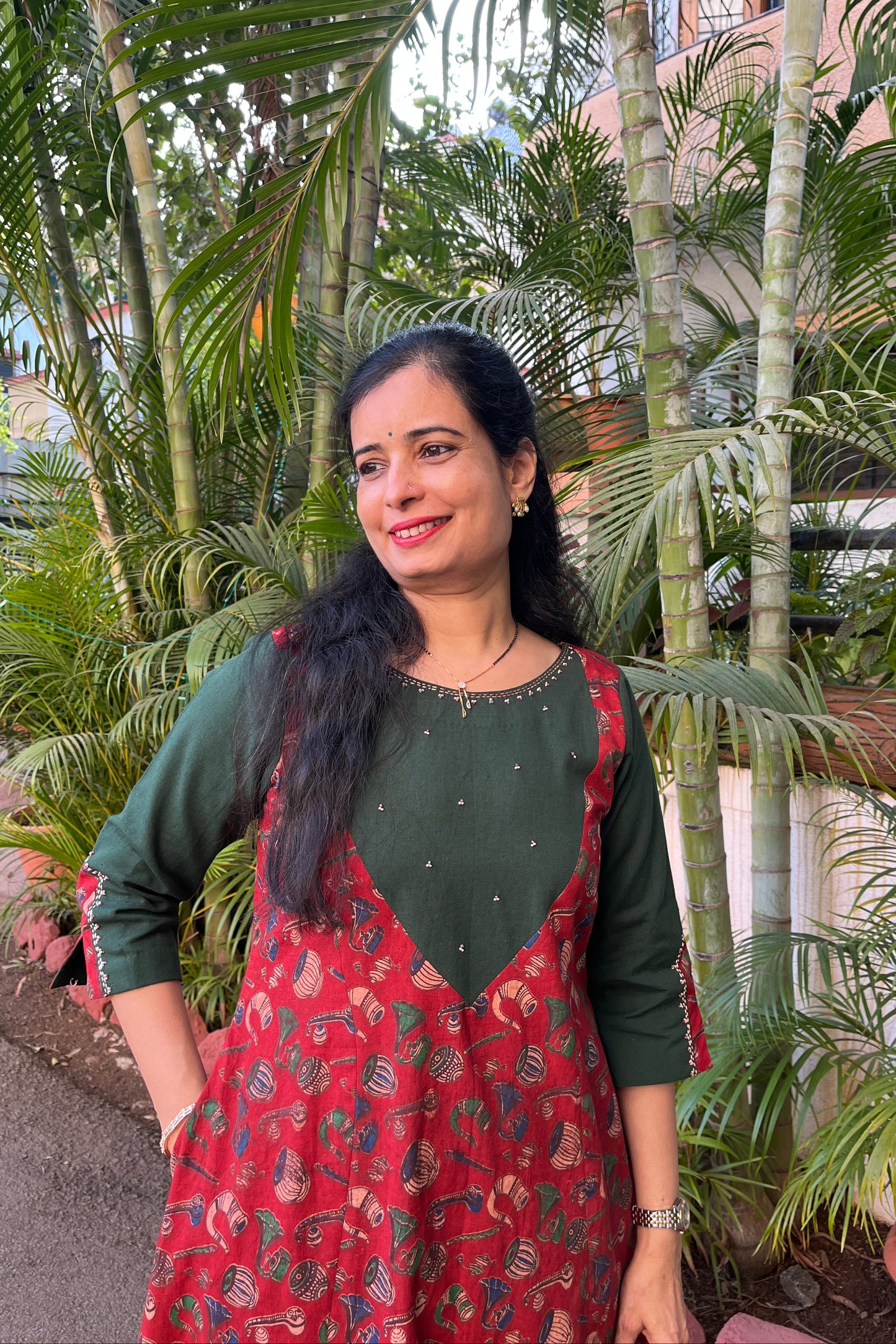 Navya cotton kurta (With Add - on Bottom)