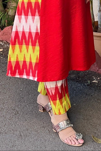 Namrata cotton silk kurta (With Add - on Bottom)