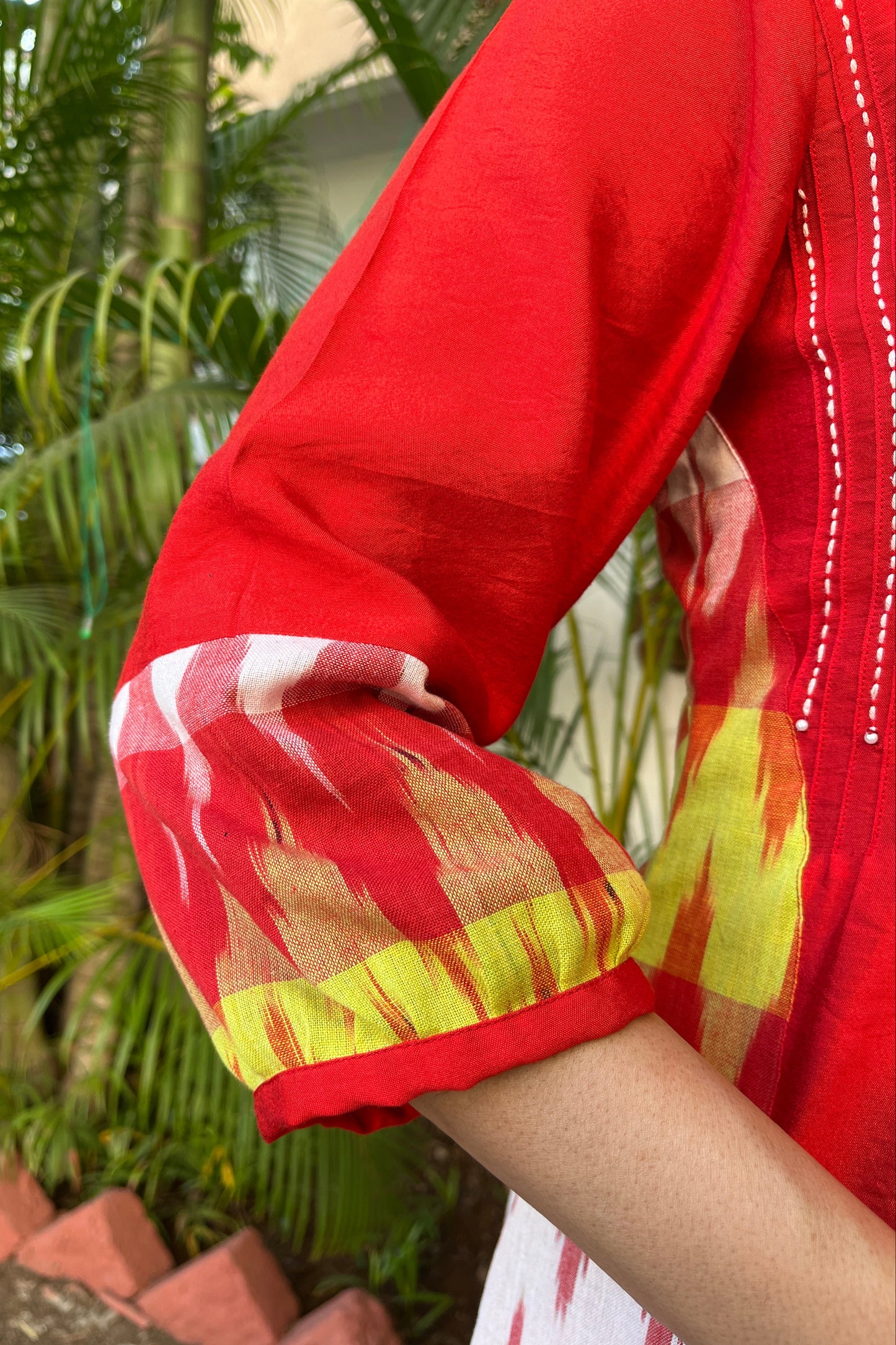 Namrata cotton silk kurta (With Add - on Bottom)