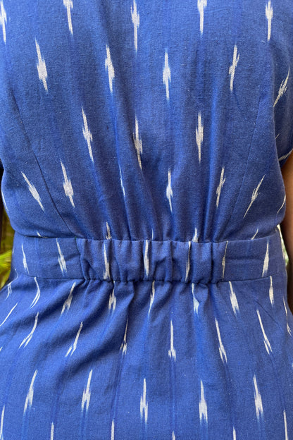 Jivika Ikkat Cotton Dress