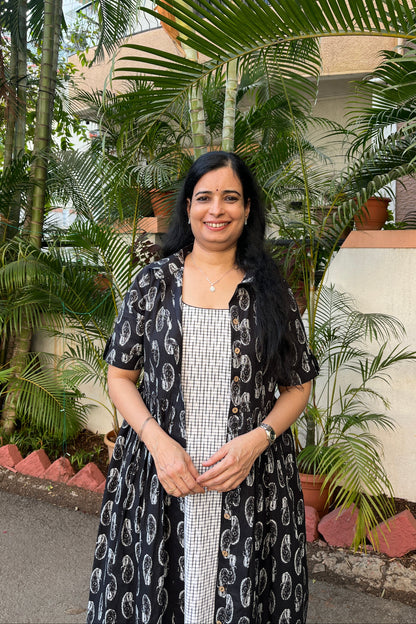 Shop Cotton Dress with Jacket Online