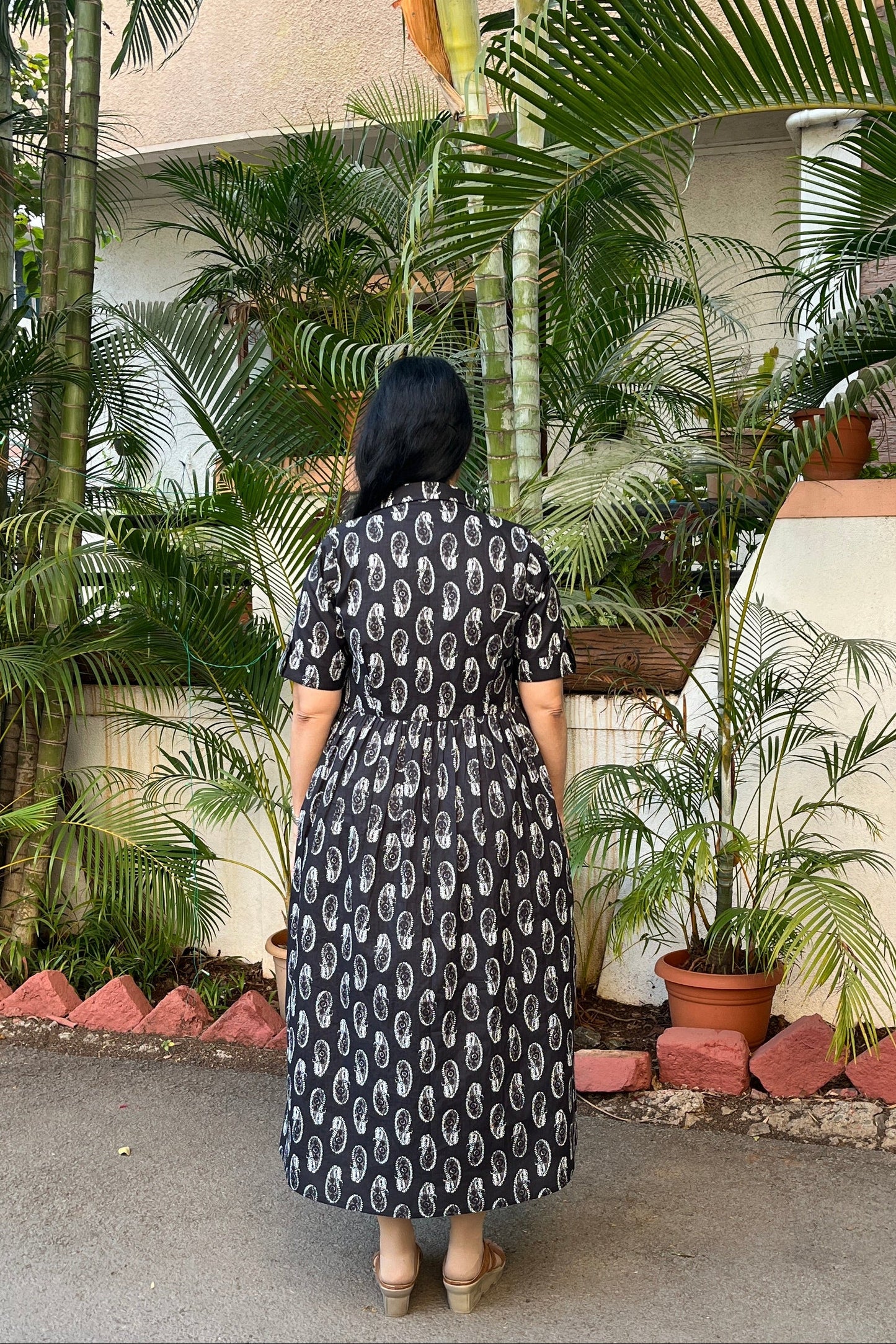 Neha Cotton Dress With Jacket