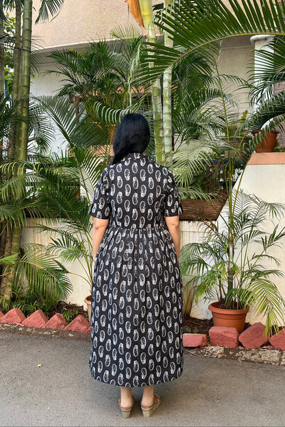 Neha Cotton Dress With Jacket