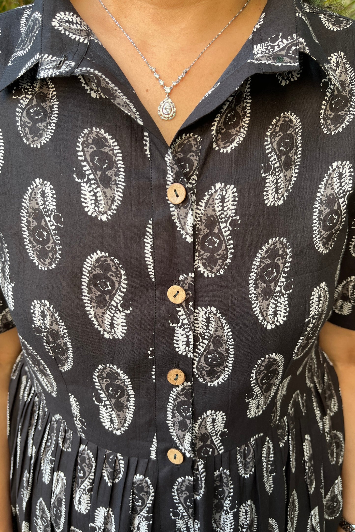 Neha Cotton Dress With Jacket