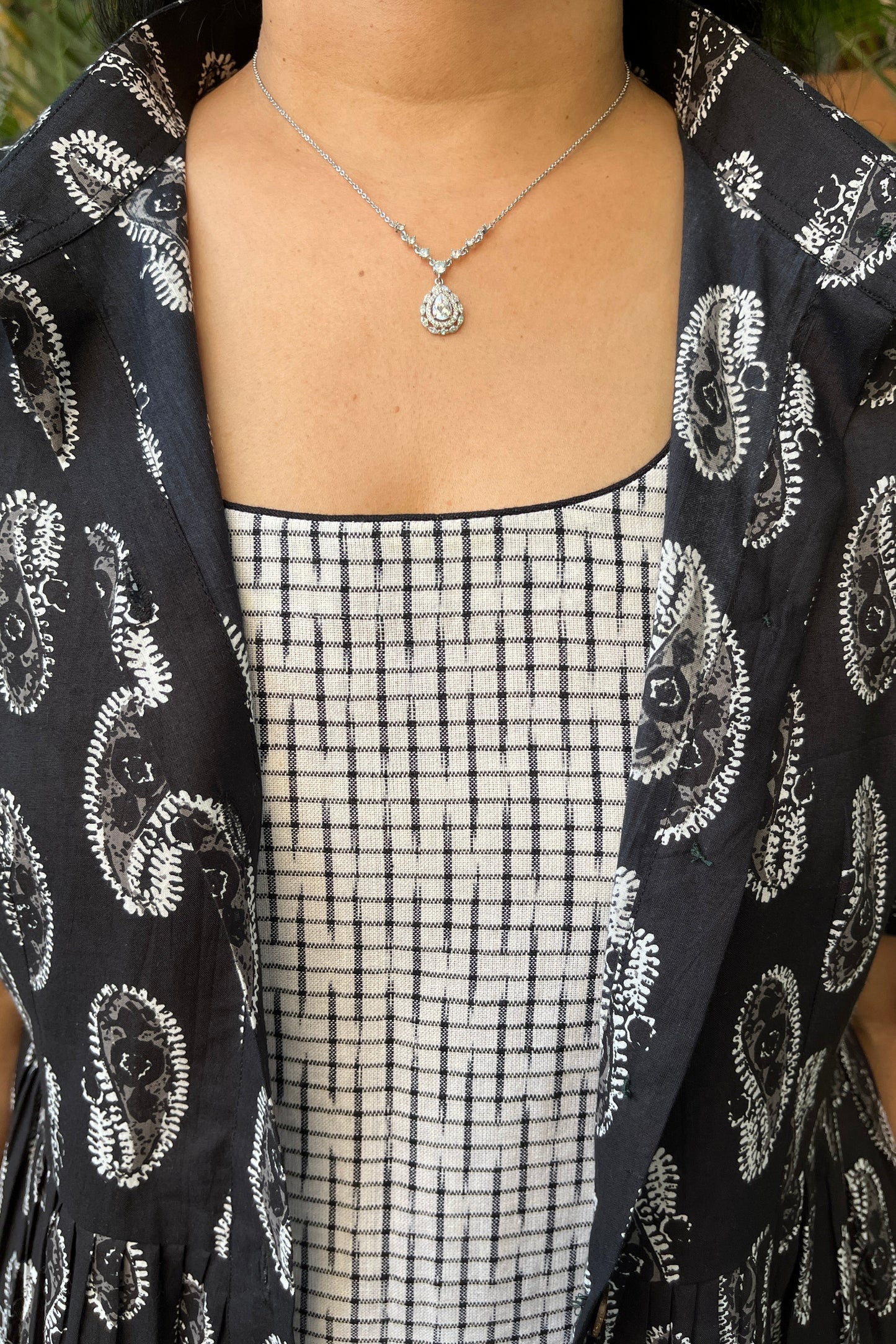 Neha Cotton Dress With Jacket