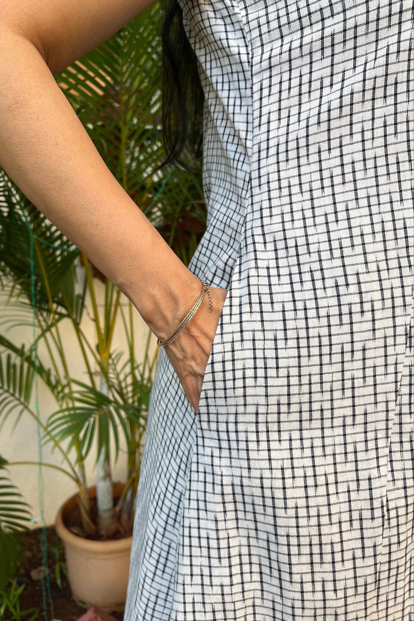 Neha Cotton Dress With Jacket