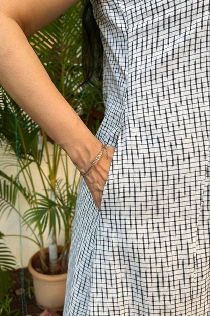 Neha Cotton Dress With Jacket