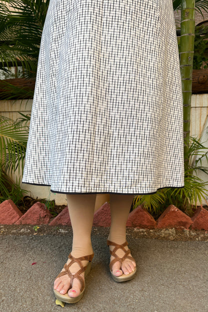 Neha Cotton Dress With Jacket