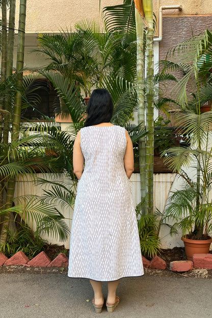 Neha Cotton Dress With Jacket