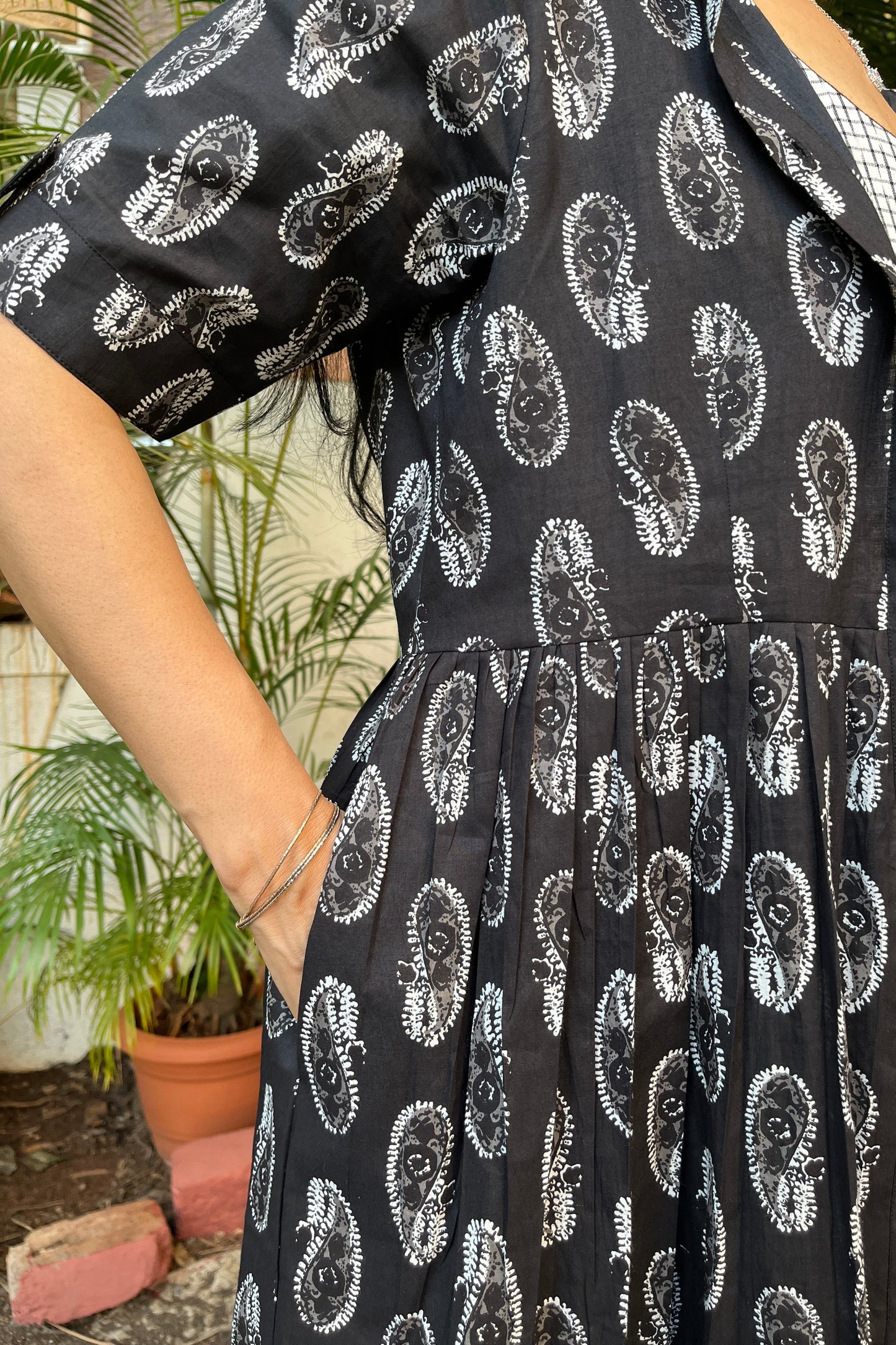 Neha Cotton Dress With Jacket