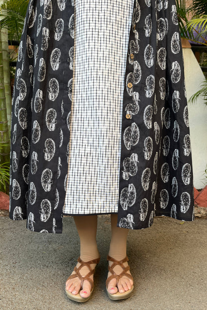 Neha Cotton Dress With Jacket