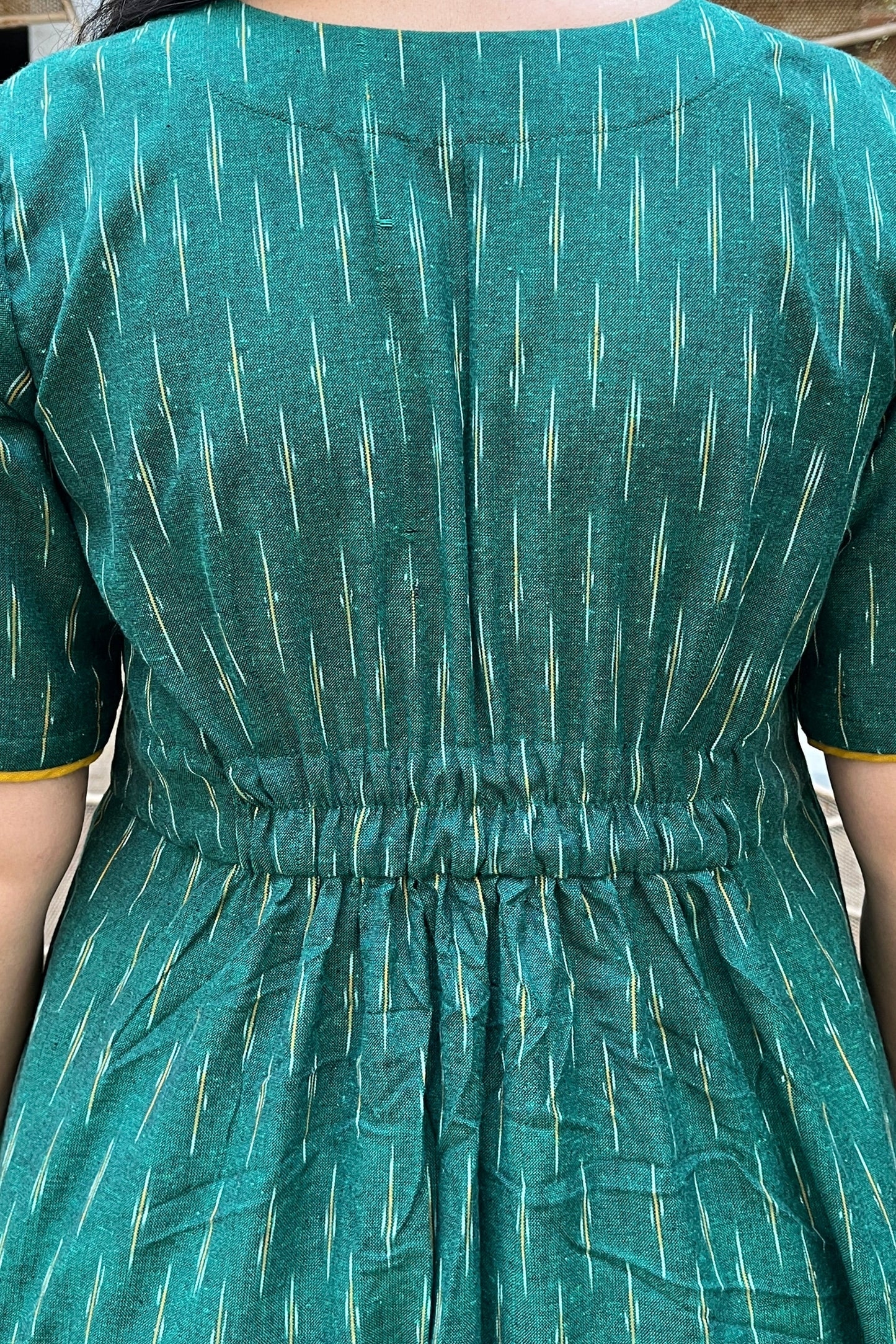 Pooja Ikkat Cotton Dress