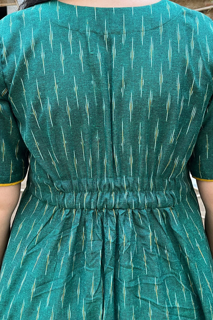 Pooja Ikkat Cotton Dress