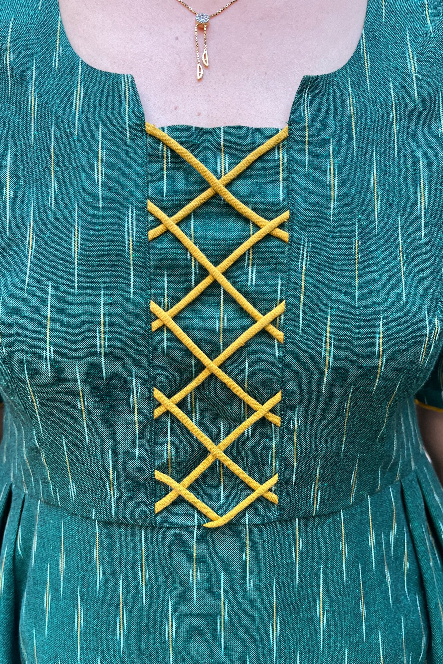 Pooja Ikkat Cotton Dress