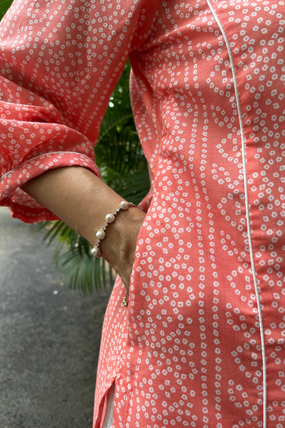 Yashika Bandhani Print Kurti