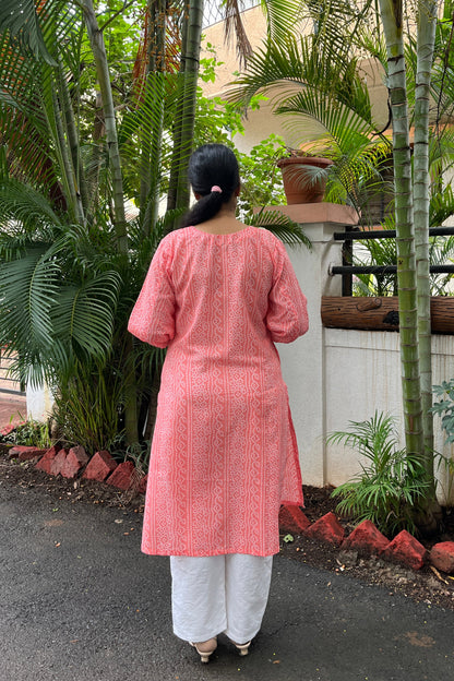 Yashika Bandhani Print Kurti