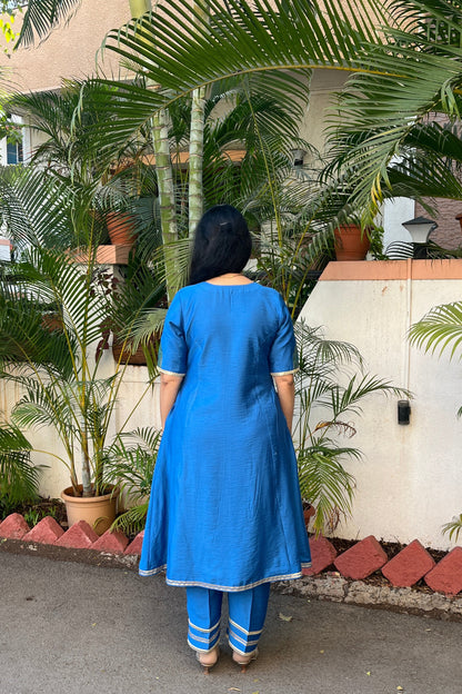 Radhika Cotton Silk Kurta (With Add-on Bottom)