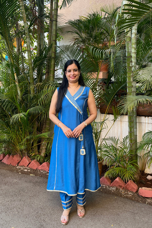 Prisha Cotton Silk Kurta (With Add- on Bottom)