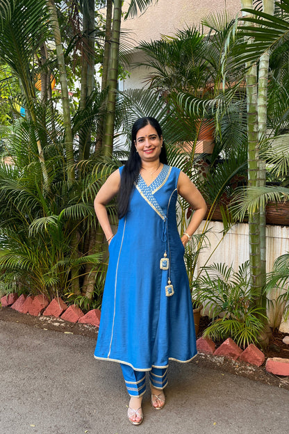 Prisha Cotton Silk Kurta (With Add- on Bottom)