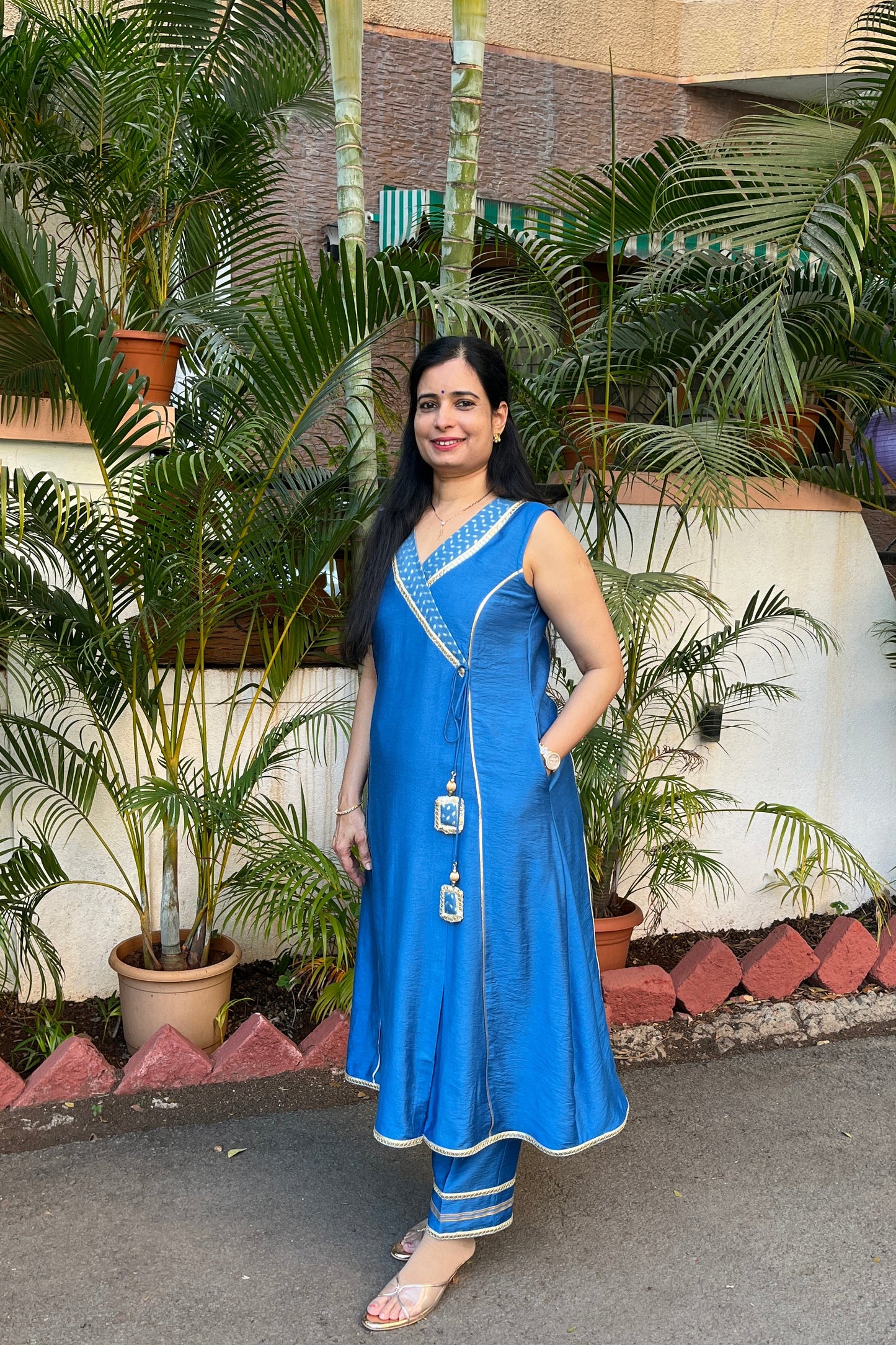 Prisha Cotton Silk Kurta (With Add- on Bottom)