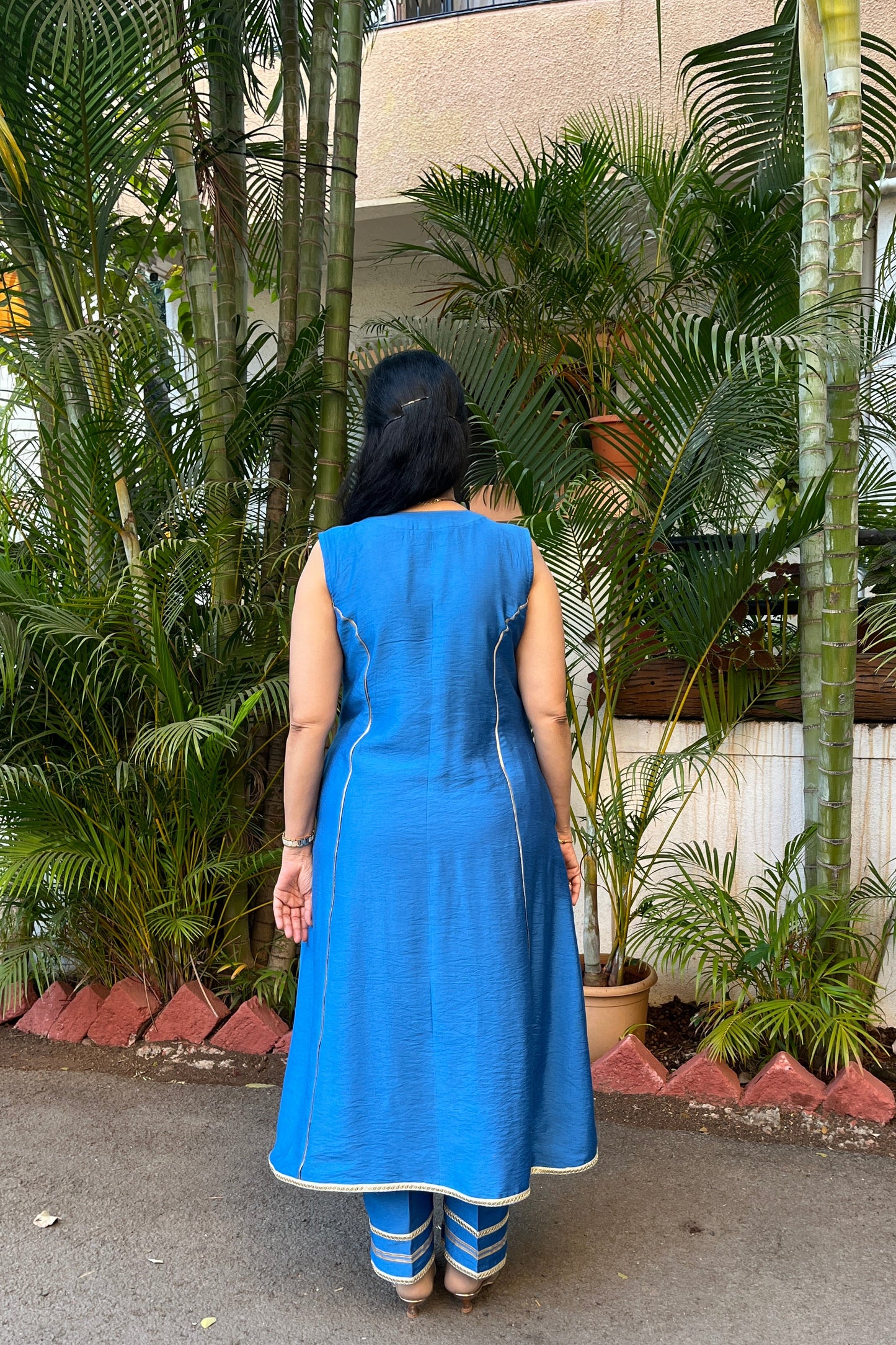 Prisha Cotton Silk Kurta (With Add- on Bottom)