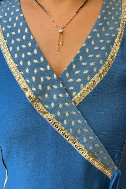 Prisha Cotton Silk Kurta (With Add- on Bottom)